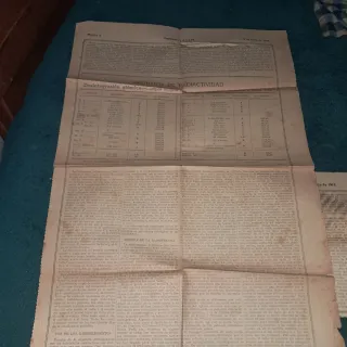 Antiguo Artículo Marie Curie 1919 Radiaciones