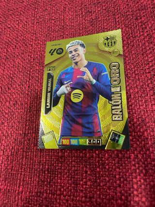 Carta Lamine Yamal Balón de Oro Panini