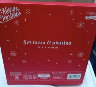 Set Tazza & Piattino Natale Vesti Casa