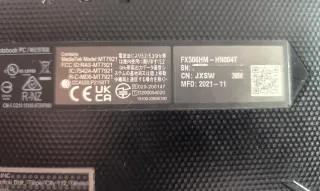 Portátil Gaming Asus TUF Gaming F15