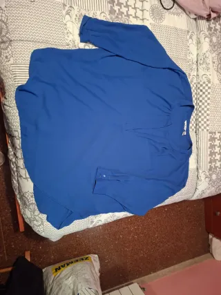 Blusa azul talla 54 punto roma