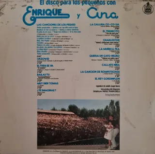 Vinilos Infantiles Teresa Rabal, Enrique y Ana