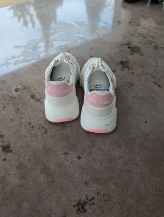 Zapatillas Dolce & Gabbana Niña Blancas Rosas