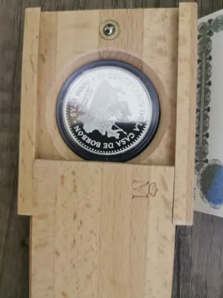 Monedas 2000 Pesetas Plata Casa de Borbón 1997