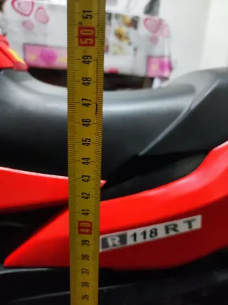 Moto Eléctrica Infantil Roja