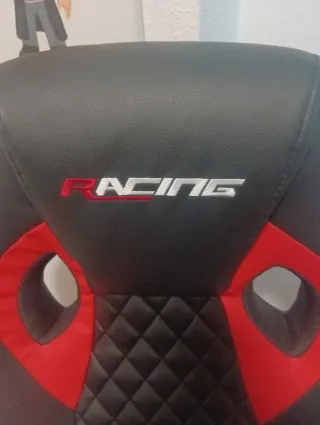 Silla Gamer Racing Negra y Roja