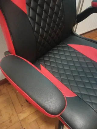 Silla Gamer Racing Negra y Roja