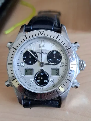 Orologio Wyler Vetta Cronografo Acciaio