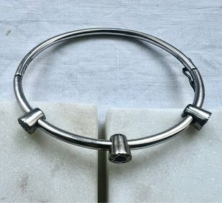 Pulsera Rígida Acero 925