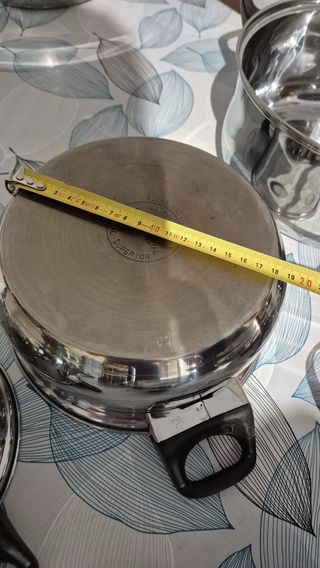 Batería Cocina Acero Inox. Vitro