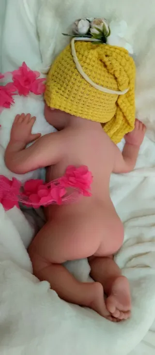 Bebé Reborn Silicona Completa 48 cm