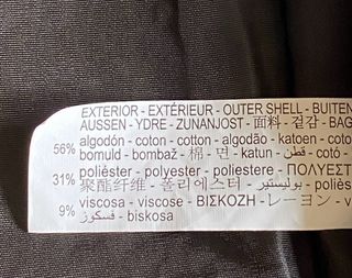 Blazer Zara cuadros crema y azul