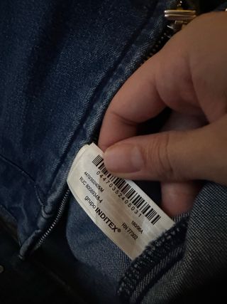 Chaqueta Vaquera Zara Origins Talla M