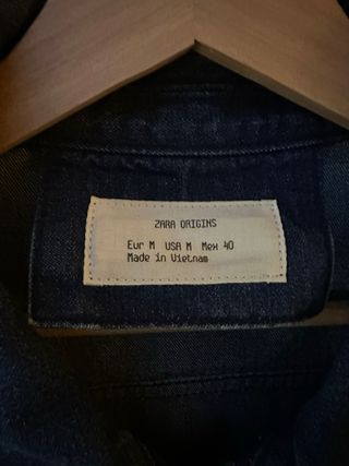 Chaqueta Vaquera Zara Origins Talla M