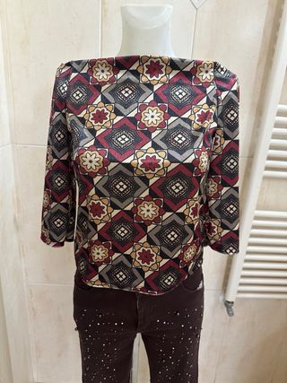 Completo donna fantasia geometrica