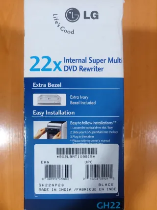 Grabadora DVD LG Interna GH22