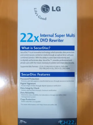 Grabadora DVD LG Interna GH22