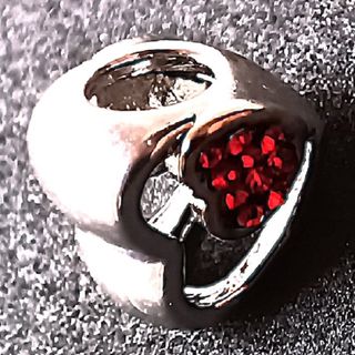 CUENTA O CHARM PARA PULSERA O COLLAR DOBLE CORAZÓN