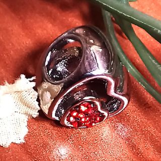 CUENTA O CHARM PARA PULSERA O COLLAR DOBLE CORAZÓN