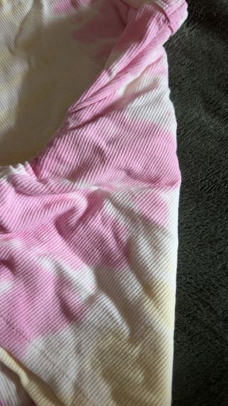 Camiseta Tie Dye Rosa y Amarillo