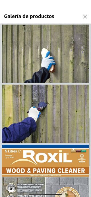 Roxil Limpiador Madera y Adoquines 5L