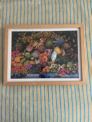 Cuadro de IKEA de madera