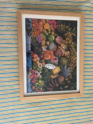 Cuadro de IKEA de madera