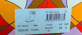 Botas de lluvia Gioseppo Tyara Negras