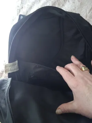 Mochila Decathlon Negra 35x27 cm