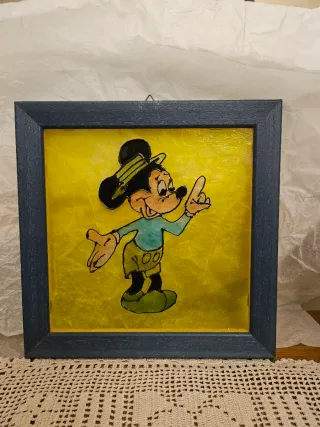 Quadretti dipinti a mano Homer Simpson ed altri.