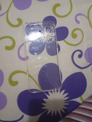 Fundas para móvil con purpurina y transparente