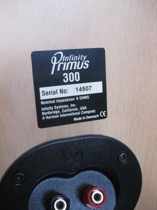 Altavoces Infinity Primus 300