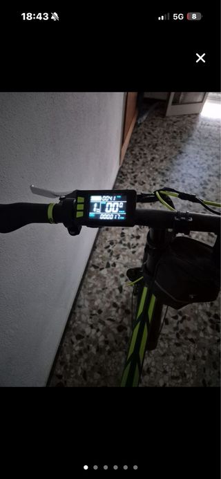 Bicicleta Eléctrica Negra