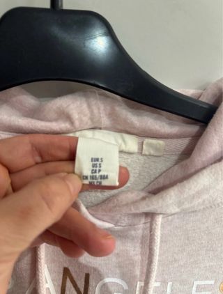 Sudadera mujer rosa con nombres ciudades