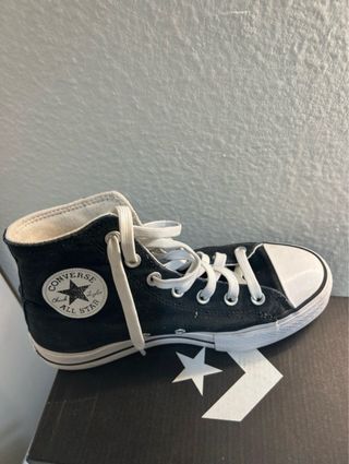 Converse plataforma altas negras