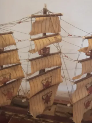 Maqueta de barco de vela
