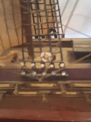 Maqueta de barco de vela