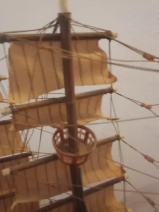 Maqueta de barco de vela