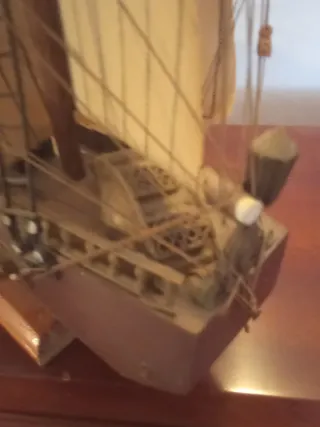 Maqueta de barco de vela