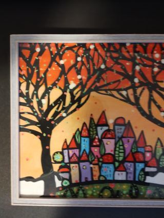 Quadro con cornice decorativo