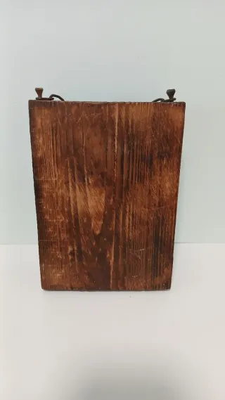 Colgador llaves antiguo termómetro Irun