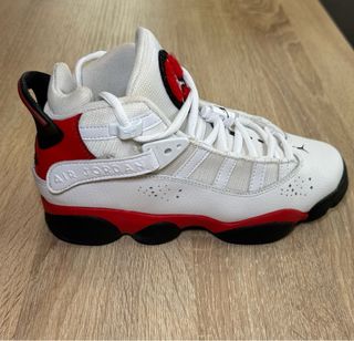 Jordan 6 Rings Blanco Rojo Negro