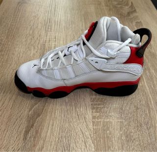 Jordan 6 Rings Blanco Rojo Negro