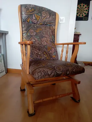 Sillón Balancín Retro Madera