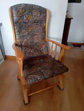 Sillón Balancín Retro Madera