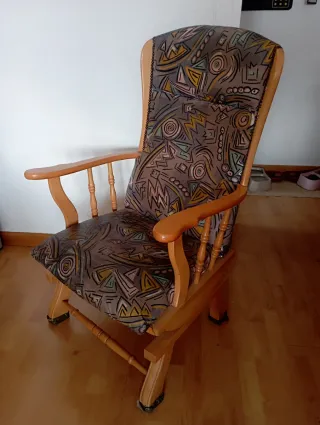 Sillón Balancín Retro Madera