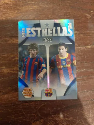 Carta Messi Mega Estrellas Mega Cracks 11-12