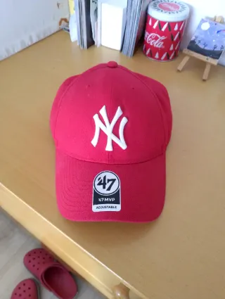 Gorra NY Yankees Roja y Blanca