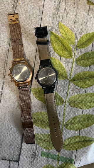 Relojes Pontina Negro y Dorado