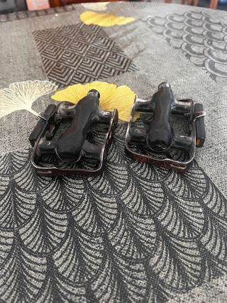 Pedales de bicicleta negros